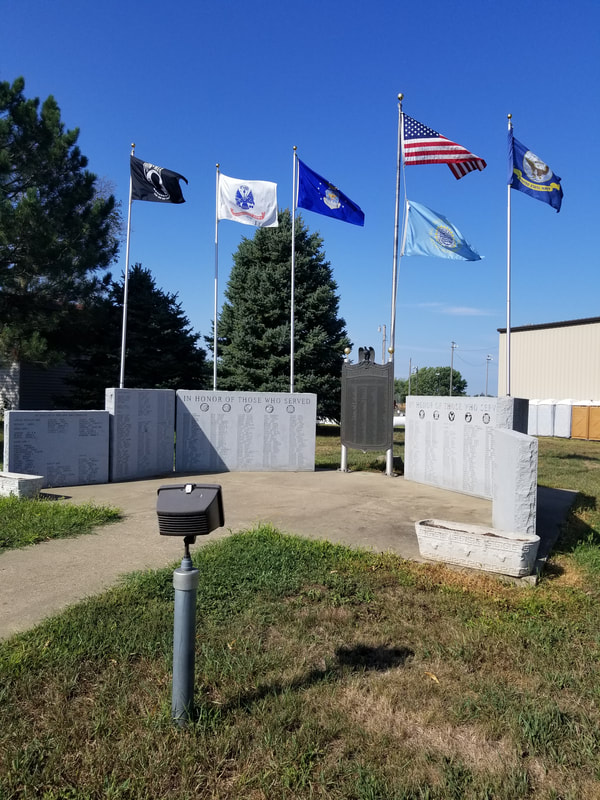 Memorial near the Community Center in Viborg South Dakota
